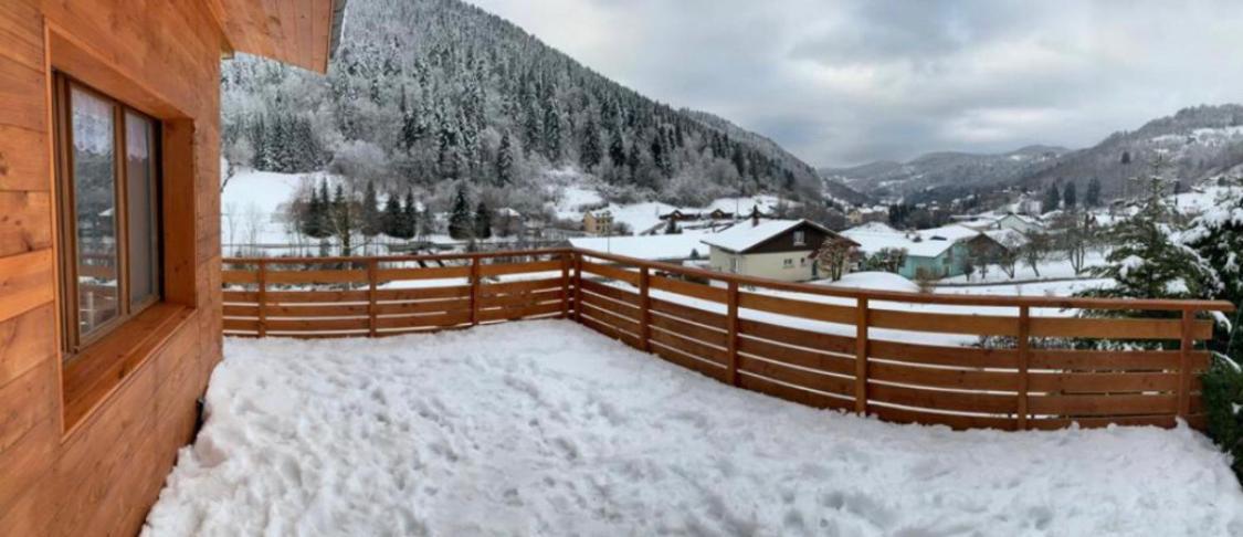 Chalet individuel - Proche stations de Ski&vue sur les montagnes La Bresse Extérieur photo
