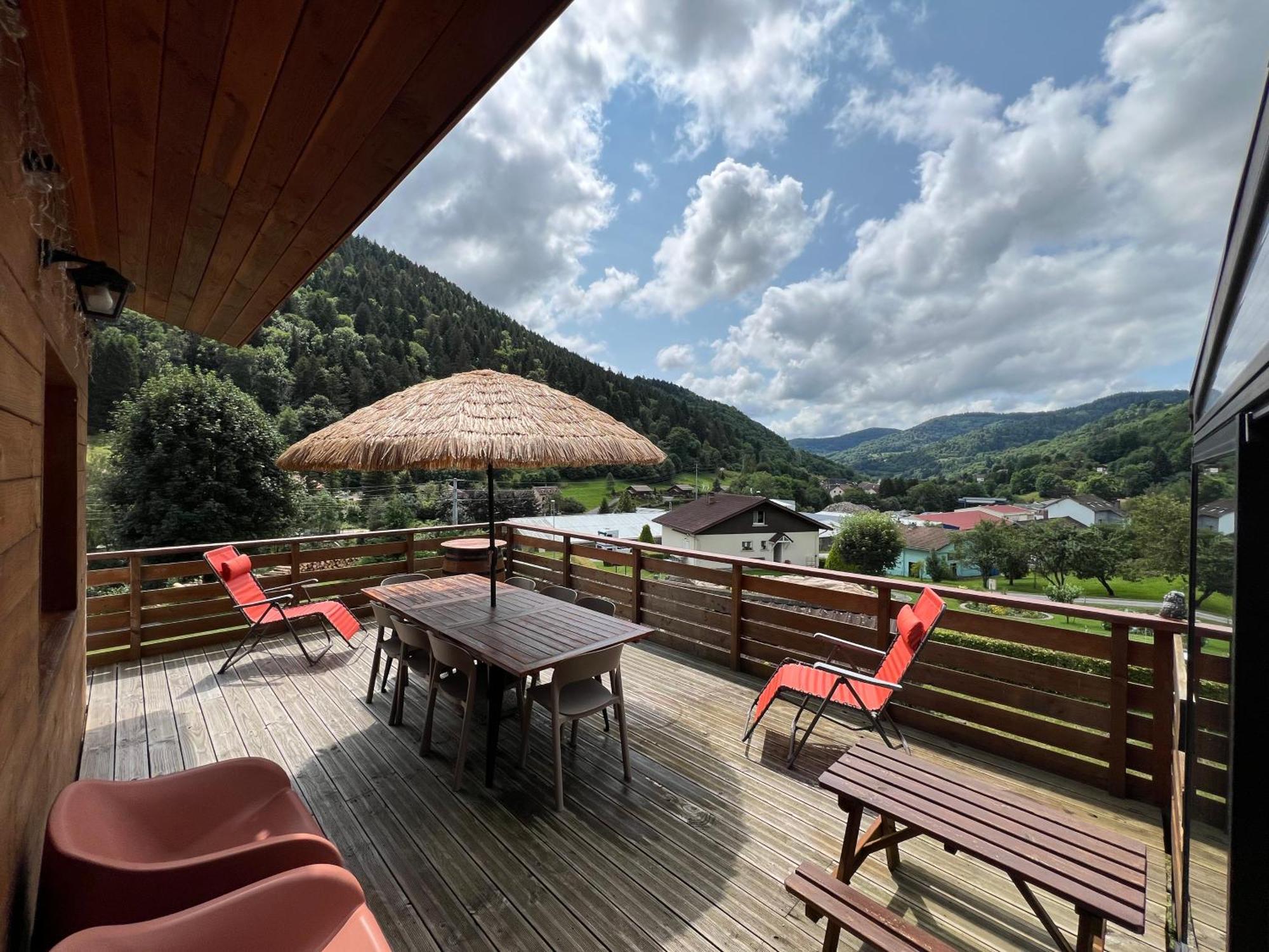 Chalet individuel - Proche stations de Ski&vue sur les montagnes La Bresse Extérieur photo
