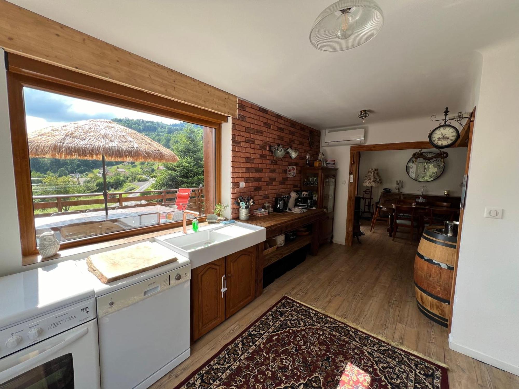 Chalet individuel - Proche stations de Ski&vue sur les montagnes La Bresse Extérieur photo